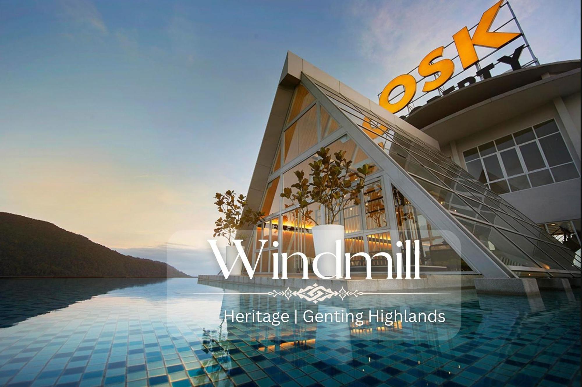 Windmill Upon Hills Luxurious Sky Villa 360 Sky Pool Heated Pool Mountainous Genting View Genting Highland By Heritage Genting Highlands Eksteriør billede